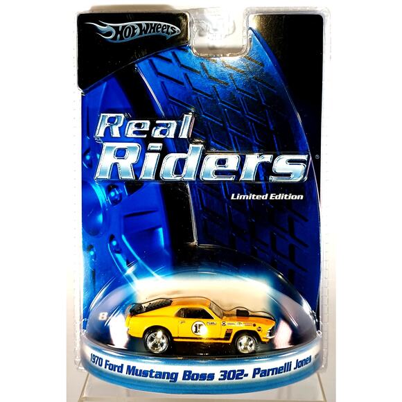 Hot Wheels Real Riders Ltd. Ed. 1970 FORD MUSTANG BOSS 302, New, See Pics/Descr. - Picture 1 of 4